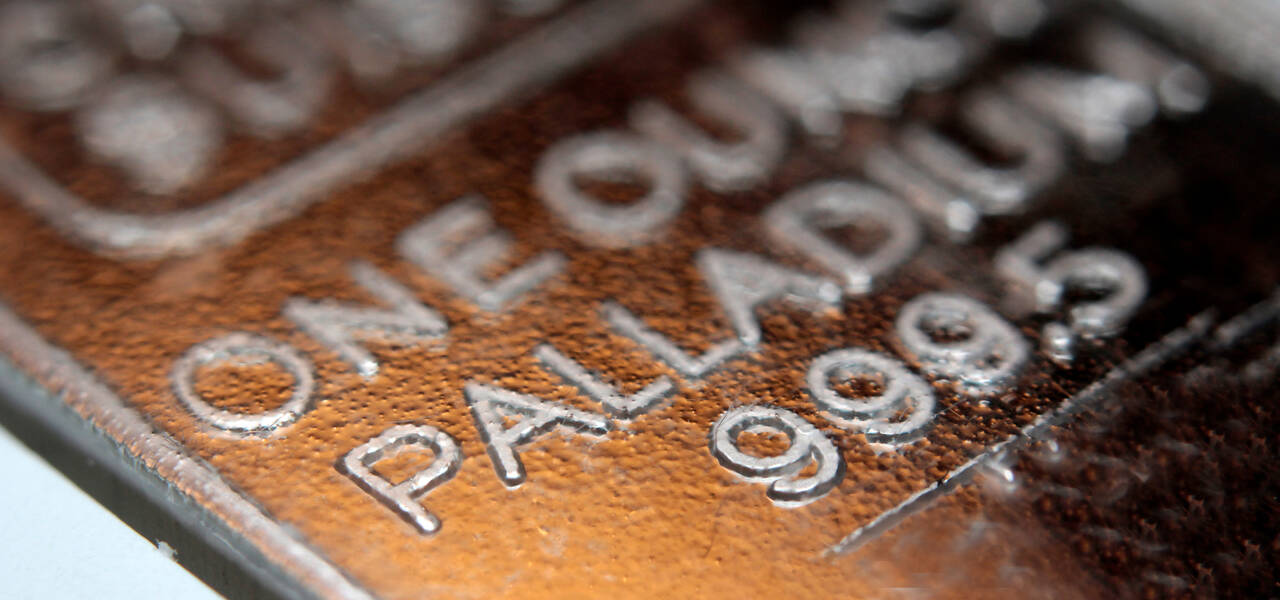 PALLADIUM: $500 to $2,500